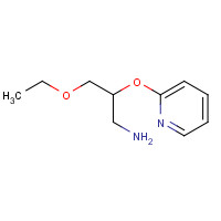 1448713-03-8 3-ethoxy-2-pyridin-2-yloxypropan-1-amine chemical structure