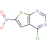 56844-13-4 4-chloro-6-nitrothieno[2,3-d]pyrimidine chemical structure