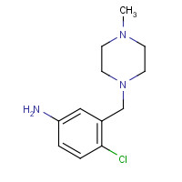 769961-12-8 4-chloro-3-[(4-methylpiperazin-1-yl)methyl]aniline chemical structure