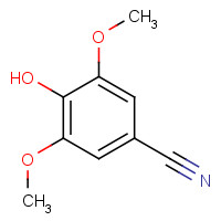 72684-95-8 4-hydroxy-3,5-dimethoxybenzonitrile chemical structure
