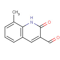 101382-54-1 8-methyl-2-oxo-1H-quinoline-3-carbaldehyde chemical structure