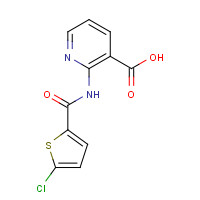 929214-69-7 2-[(5-chlorothiophene-2-carbonyl)amino]pyridine-3-carboxylic acid chemical structure