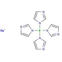 68146-65-6 sodium;tetra(imidazol-1-yl)boranuide chemical structure