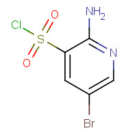 868963-98-8 2-amino-5-bromopyridine-3-sulfonyl chloride chemical structure
