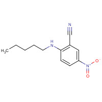 145980-95-6 5-nitro-2-(pentylamino)benzonitrile chemical structure