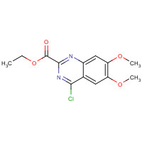 1189105-82-5 ethyl 4-chloro-6,7-dimethoxyquinazoline-2-carboxylate chemical structure