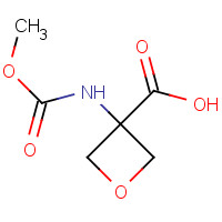 1415001-24-9 3-(methoxycarbonylamino)oxetane-3-carboxylic acid chemical structure