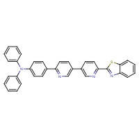 1365756-91-7 4-[5-[6-(1,3-benzothiazol-2-yl)pyridin-3-yl]pyridin-2-yl]-N,N-diphenylaniline chemical structure