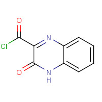 98591-61-8 3-oxo-4H-quinoxaline-2-carbonyl chloride chemical structure