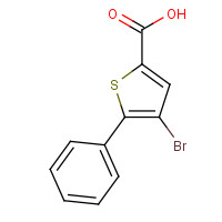 932841-57-1 4-bromo-5-phenylthiophene-2-carboxylic acid chemical structure