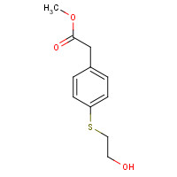 1363179-36-5 methyl 2-[4-(2-hydroxyethylsulfanyl)phenyl]acetate chemical structure