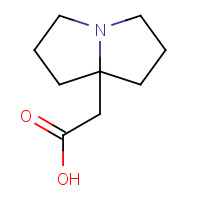 94794-30-6 2-(1,2,3,5,6,7-hexahydropyrrolizin-8-yl)acetic acid chemical structure