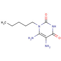 75915-06-9 5,6-diamino-1-pentylpyrimidine-2,4-dione chemical structure