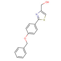 885279-89-0 [2-(4-phenylmethoxyphenyl)-1,3-thiazol-4-yl]methanol chemical structure