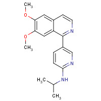 949139-86-0 5-(6,7-dimethoxyisoquinolin-1-yl)-N-propan-2-ylpyridin-2-amine chemical structure
