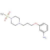 1211822-90-0 3-[3-(4-methylsulfonylpiperazin-1-yl)propoxy]aniline chemical structure