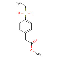 1363179-14-9 methyl 2-(4-ethylsulfonylphenyl)acetate chemical structure