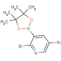 852228-17-2 2,5-dibromo-3-(4,4,5,5-tetramethyl-1,3,2-dioxaborolan-2-yl)pyridine chemical structure