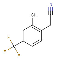 1214332-16-7 2-[2-methyl-4-(trifluoromethyl)phenyl]acetonitrile chemical structure