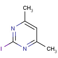 16879-40-6 2-iodo-4,6-dimethylpyrimidine chemical structure