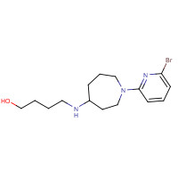 1312464-83-7 4-[[1-(6-bromopyridin-2-yl)azepan-4-yl]amino]butan-1-ol chemical structure