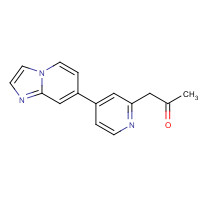908267-86-7 1-(4-imidazo[1,2-a]pyridin-7-ylpyridin-2-yl)propan-2-one chemical structure
