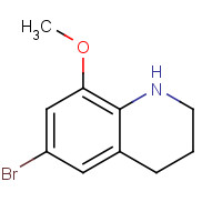 1388056-45-8 6-bromo-8-methoxy-1,2,3,4-tetrahydroquinoline chemical structure