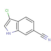 116482-52-1 3-chloro-1H-indole-6-carbonitrile chemical structure