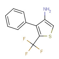 256427-77-7 4-phenyl-5-(trifluoromethyl)thiophen-3-amine chemical structure