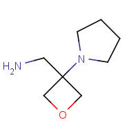 1416323-30-2 (3-pyrrolidin-1-yloxetan-3-yl)methanamine chemical structure