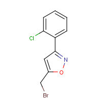 196877-21-1 5-(bromomethyl)-3-(2-chlorophenyl)-1,2-oxazole chemical structure