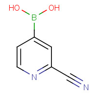 903513-60-0 (2-cyanopyridin-4-yl)boronic acid chemical structure