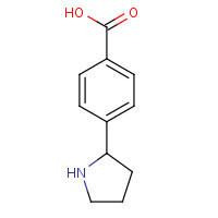 937685-45-5 4-pyrrolidin-2-ylbenzoic acid chemical structure