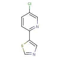 1190219-55-6 5-(5-chloropyridin-2-yl)-1,3-thiazole chemical structure