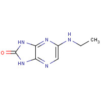 27523-76-8 5-(ethylamino)-1,3-dihydroimidazo[4,5-b]pyrazin-2-one chemical structure