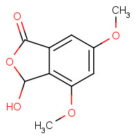 99059-36-6 3-hydroxy-4,6-dimethoxy-3H-2-benzofuran-1-one chemical structure