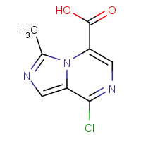 1195989-75-3 8-chloro-3-methylimidazo[1,5-a]pyrazine-5-carboxylic acid chemical structure
