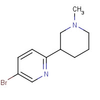 1316225-04-3 5-bromo-2-(1-methylpiperidin-3-yl)pyridine chemical structure