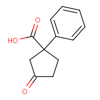 84409-29-0 3-oxo-1-phenylcyclopentane-1-carboxylic acid chemical structure