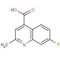 915923-73-8 7-fluoro-2-methylquinoline-4-carboxylic acid chemical structure