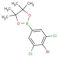 942069-45-6 2-(4-bromo-3,5-dichlorophenyl)-4,4,5,5-tetramethyl-1,3,2-dioxaborolane chemical structure