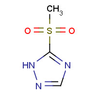 3589-05-7 5-methylsulfonyl-1H-1,2,4-triazole chemical structure