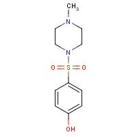 117209-61-7 4-(4-methylpiperazin-1-yl)sulfonylphenol chemical structure