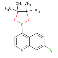 871125-83-6 7-chloro-4-(4,4,5,5-tetramethyl-1,3,2-dioxaborolan-2-yl)quinoline chemical structure