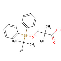 480450-04-2 3-[tert-butyl(diphenyl)silyl]oxy-2,2-dimethylpropanoic acid chemical structure