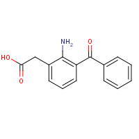 51579-82-9 2-(2-amino-3-benzoylphenyl)acetic acid chemical structure