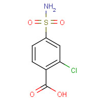 53250-84-3 2-chloro-4-sulfamoylbenzoic acid chemical structure