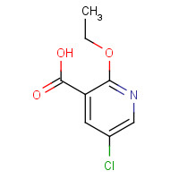 68359-07-9 5-chloro-2-ethoxypyridine-3-carboxylic acid chemical structure