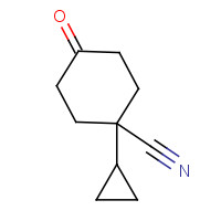 960370-97-2 1-cyclopropyl-4-oxocyclohexane-1-carbonitrile chemical structure