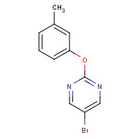 73221-74-6 5-bromo-2-(3-methylphenoxy)pyrimidine chemical structure